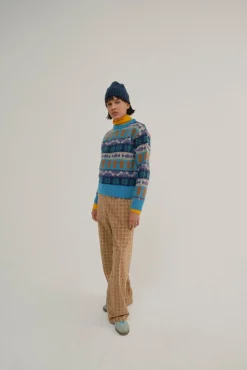 Howlin Love Pants - Brushed Japanese Cotton Check Camel (Women) Discount