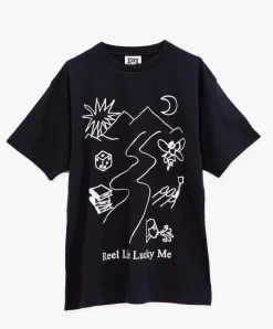 Public Possession Lucky Me T-Shirt - Midnight Blue Shop