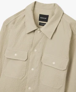Howlin Magic Work Shirt - Ecru Seersucker Sale