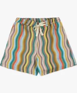 Howlin Private Shorts - Multi Wave Hemp Print (Women) Outlet