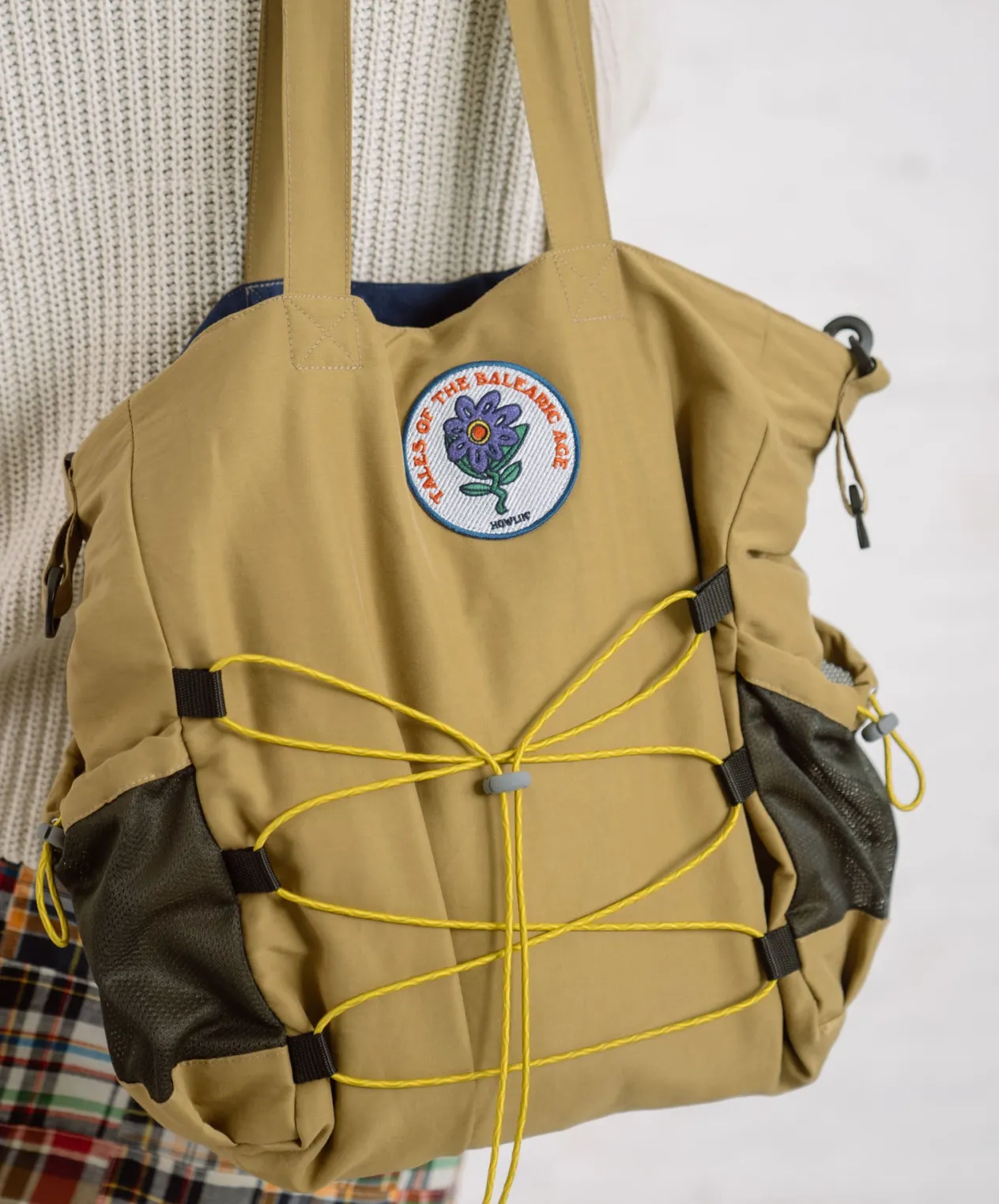 Howlin Record Bag Deluxe - Khaki Water Repellent Nylon Best