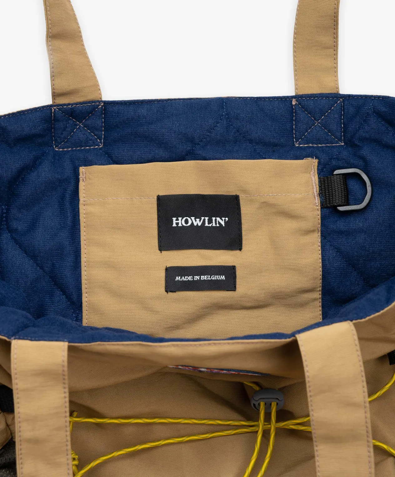 Howlin Record Bag Deluxe - Khaki Water Repellent Nylon Best
