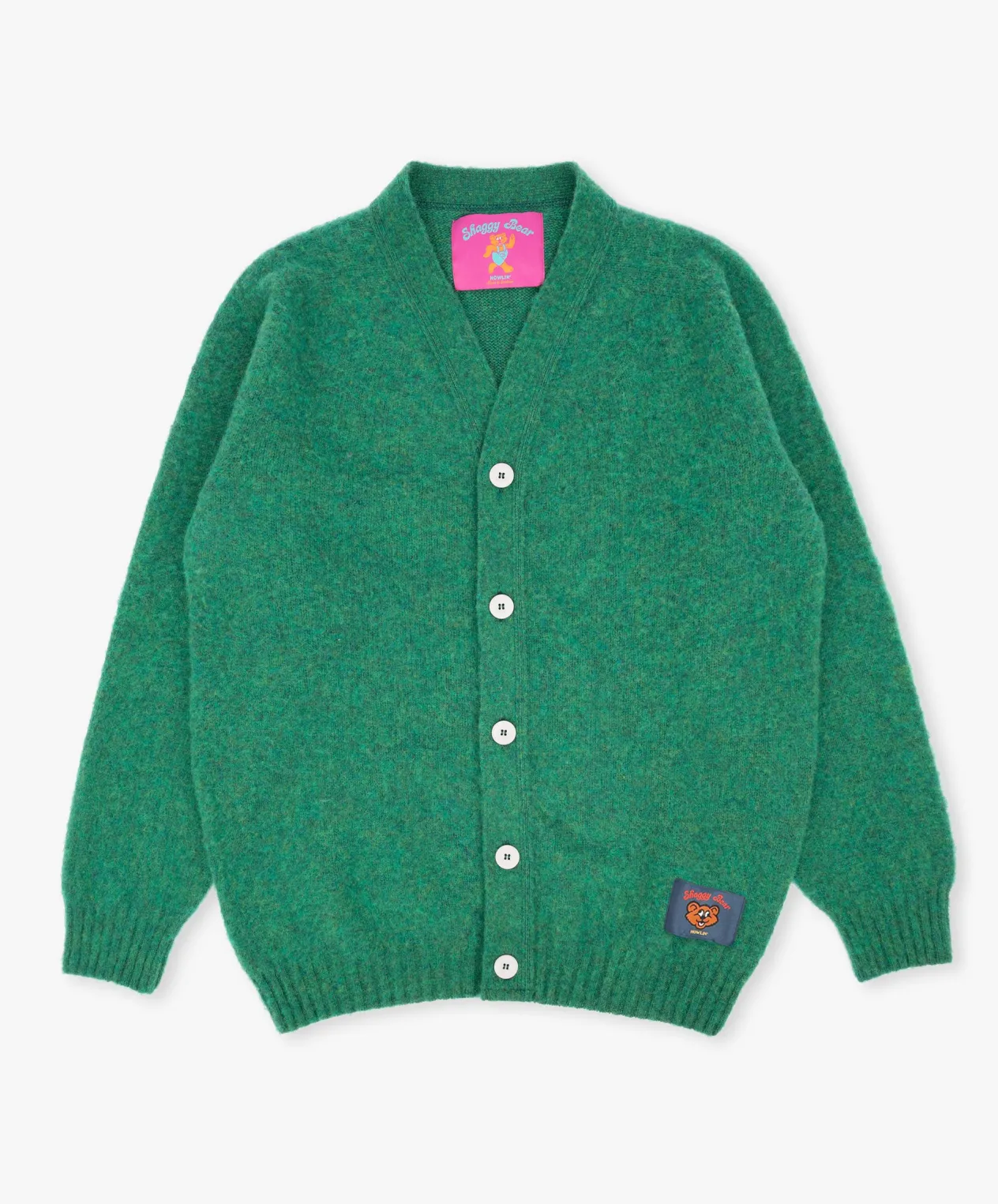 Howlin Shaggy Bear Cardigan - Greendream Hot