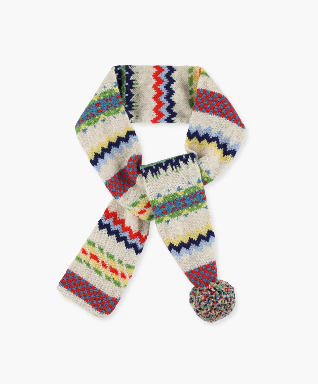 Howlin Small Woolen Wonder Scarf - Cosmic Latte Fashion