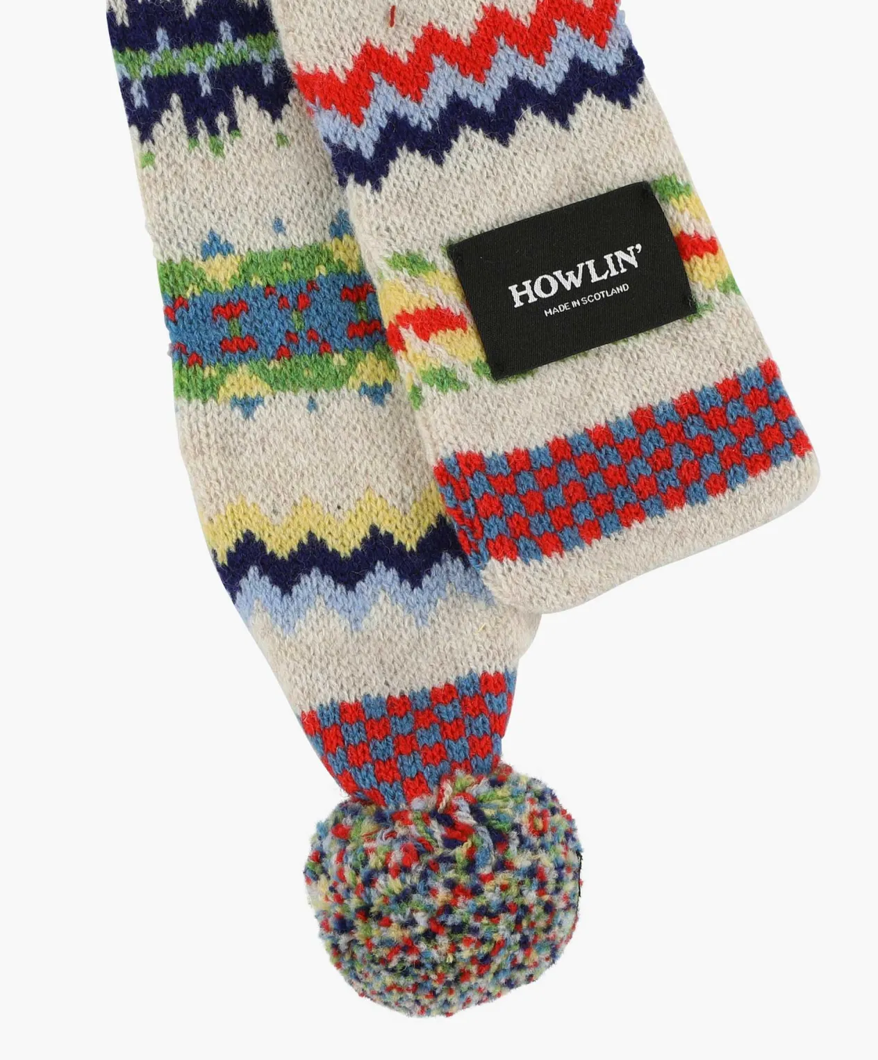 Howlin Small Woolen Wonder Scarf - Cosmic Latte Fashion