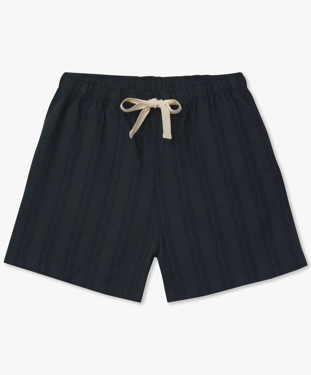 Howlin Smiling Shorts - Navy Stripes Seersucker Cheap