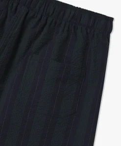 Howlin Smiling Shorts - Navy Stripes Seersucker Cheap