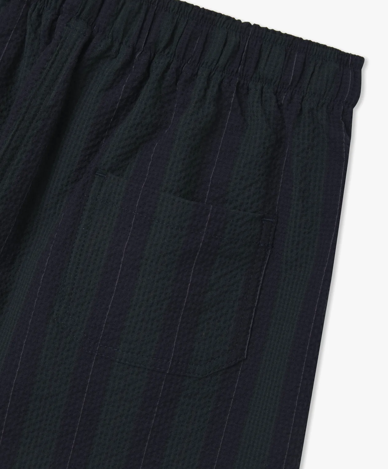 Howlin Smiling Shorts - Navy Stripes Seersucker Cheap