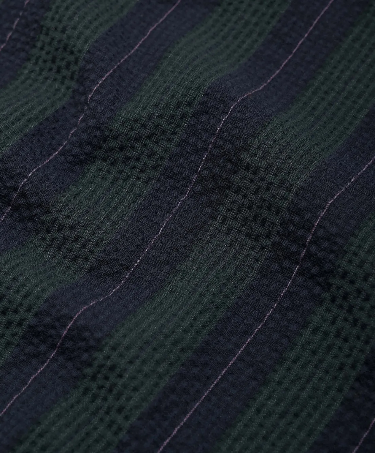 Howlin Smiling Shorts - Navy Stripes Seersucker Cheap