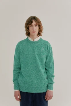 Howlin Soft Poison Knit - Green Mix Cheap