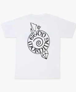 Good Morning Tapes Songs Of The Earth SS Tee - White New