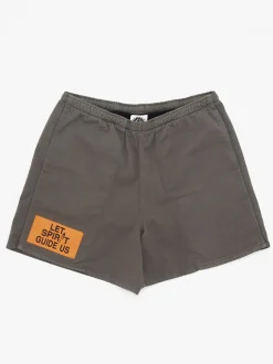 Good Morning Tapes Spirit Canvas Short - Agave Green Cheap