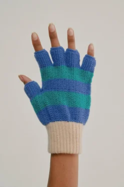 Howlin Striped No Fingers Gloves - Sparkle Sale