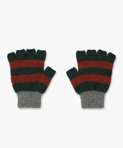 Howlin Striped No Fingers Gloves - Forest New