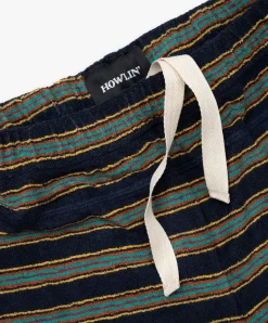 Howlin Towel Shorts Stripes - Magic Navy Store