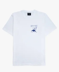 Howlin T-shirt With Purple Chest Logo - White *Ltd Discount