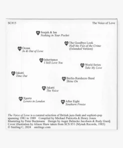 Music Various — The voice of love LP Store