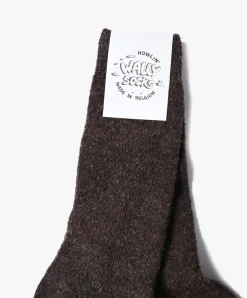 Howlin Wally Socks - Brown Clearance